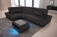 Mini Sofa Concept Kompakt L-Form aus Leder