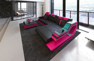 Ecksofa Ravenna L-Form in Leder