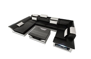 Sofa Enzo U-Form in Leder