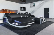 Ecksofa Palermo L-Form in Leder