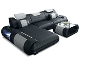 Ecksofa Rimini L-Form aus Leder