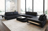 Leder Couch Sepino U-Form