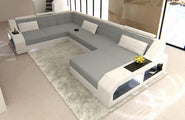 XXL Stoff Wohnlandschaft Matera U-Form