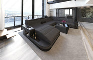 Wohnlandschaft Wave XXL U-Form in Stoff