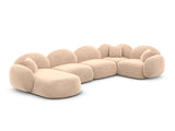 XL Wohnlandschaft Mirello U-Form aus Stoff