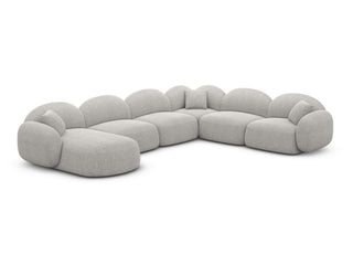 Wohnlandschaft Mirello XXL U-Form in Stoff