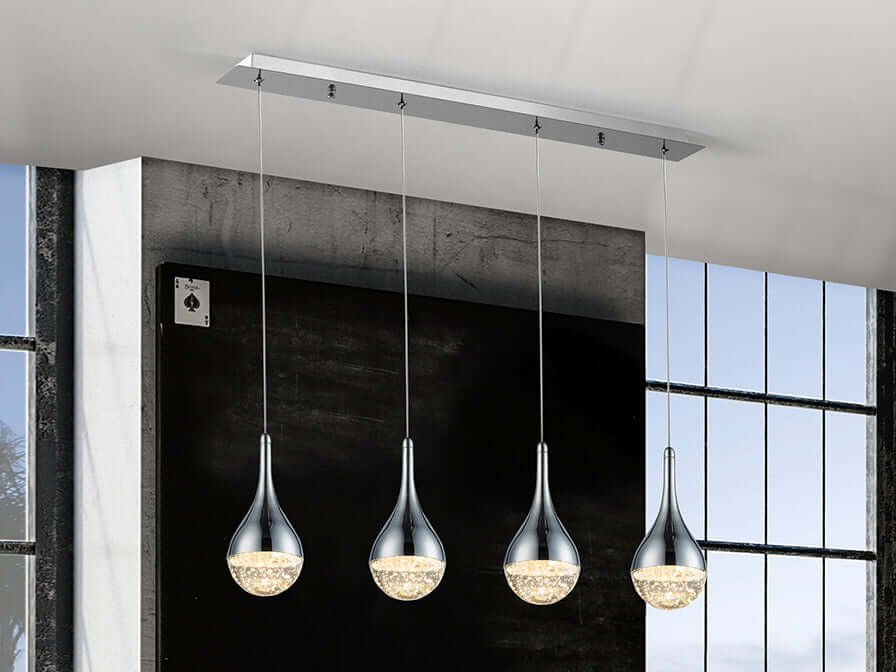 Hängelampe Elie Vier – Modern und Elegant für Wohnzimmer - Bild 1