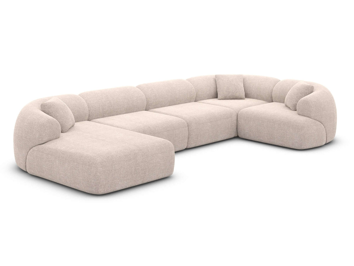 Wohnlandschaft Monteluna XL U-Form in Stoff Beige