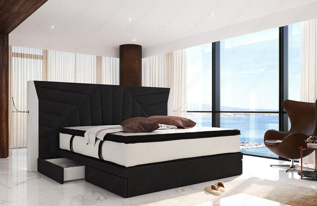 Boxspringbett Monaco Stoffbezug
