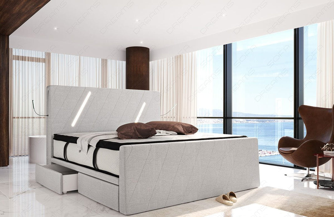 Boxspringbett Toulon Stoffbezug