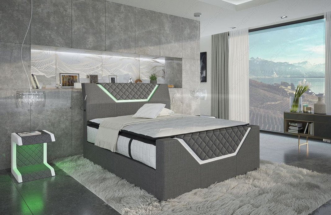 Boxspringbett Nantes Stoff