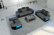 Sofagarnitur Bellagio in Stoff