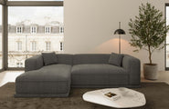 Couch Merida L-Form in Stoff