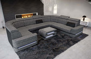 Couchlandschaft Positano U-Form in Stoff