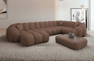 Stoff Wohnlandschaft Rajada U-Form