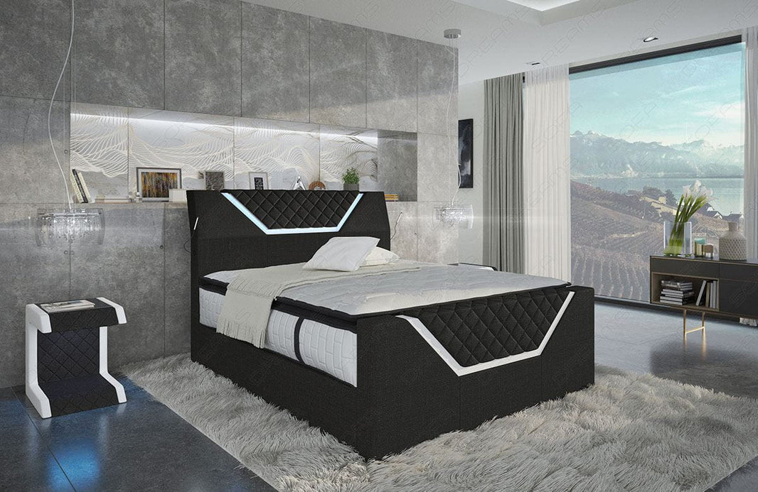 Boxspringbett Nantes Stoff