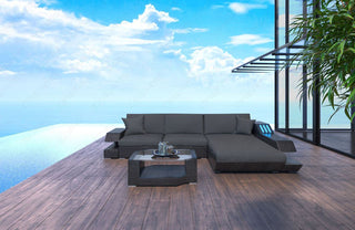 Rattan Sofa Ravenna L – Graues Design - Bild 2