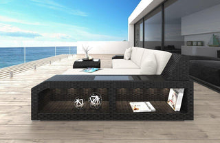 Rattan Sofa Matera L – Creme - Bild 2