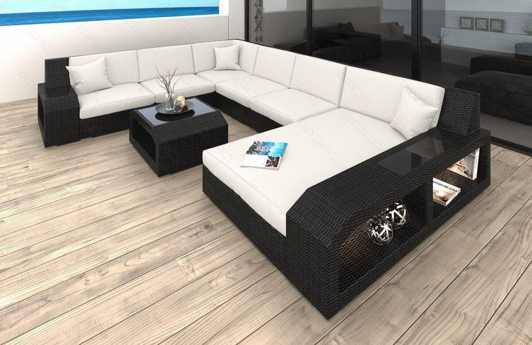 Rattan Sofa Matera XXL – Creme