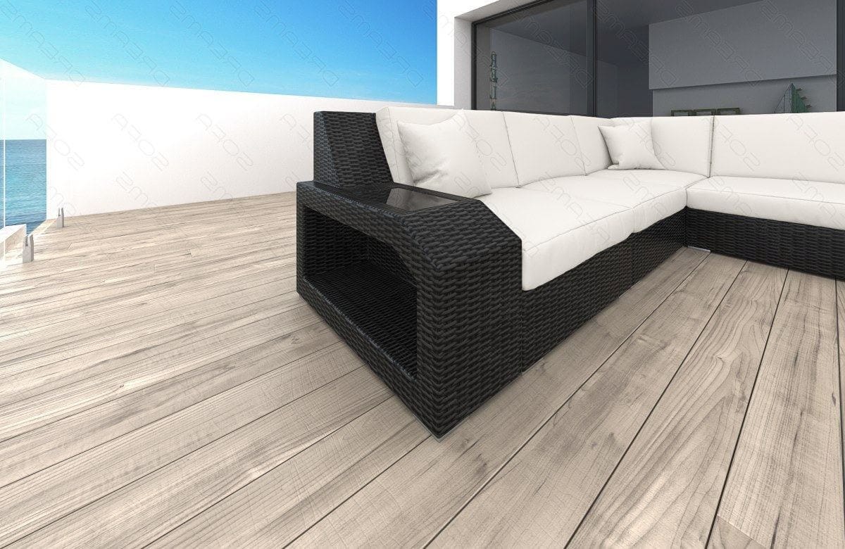 Rattan Sofa Matera XXL – Creme - Bild 3