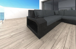Rattan Sofa Matera XXL – Grau - Bild 3
