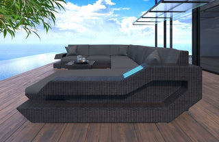 Rattan Sofa Ravenna XXL – Graues Design - Bild 2