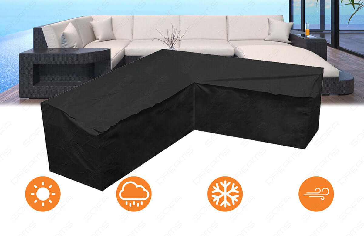 Rattansofa Abdeckung Wave U - Schützt Ihr Sofa in Default Title