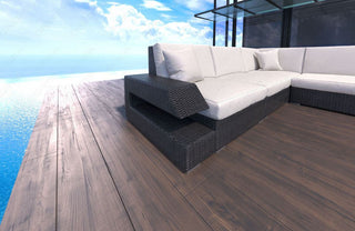 Rattan Sofa Ravenna XXL – Cremefarbenes Design - Bild 5