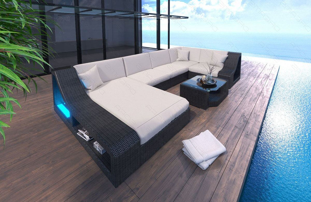 Couchlandschaft Rattan Turino U-Form