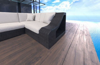 Rattan Sofa Turino U-Form – Creme - Bild 3