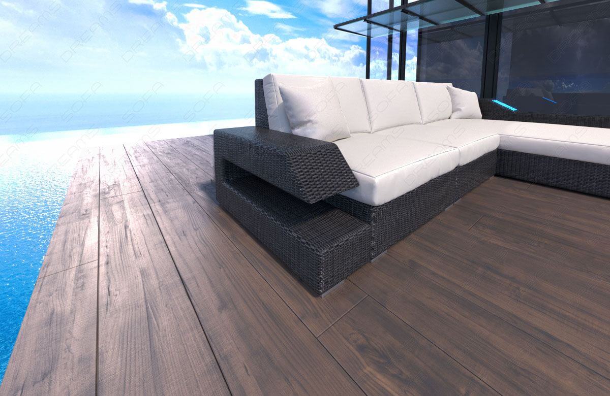 Rattan Sofa Ravenna L – Cremefarbener Charme - Bild 4