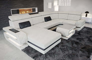 Couchlandschaft Bologna U-Form in Stoff
