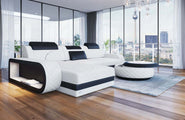Ecksofa Berlin L-Form in Leder