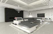 Stoff Wohnlandschaft Messana U-Form