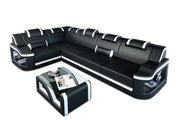Mini Ecksofa Padua L-Form aus Leder