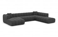 XXL Wohnlandschaft Almagro U-Form aus Stoff