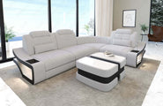 Stoff Ecksofa Elena L-Form