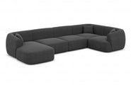 Wohnlandschaft Tabarca U-Form aus Stoff