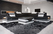 Mini Ecksofa Trivento L-Form in Leder