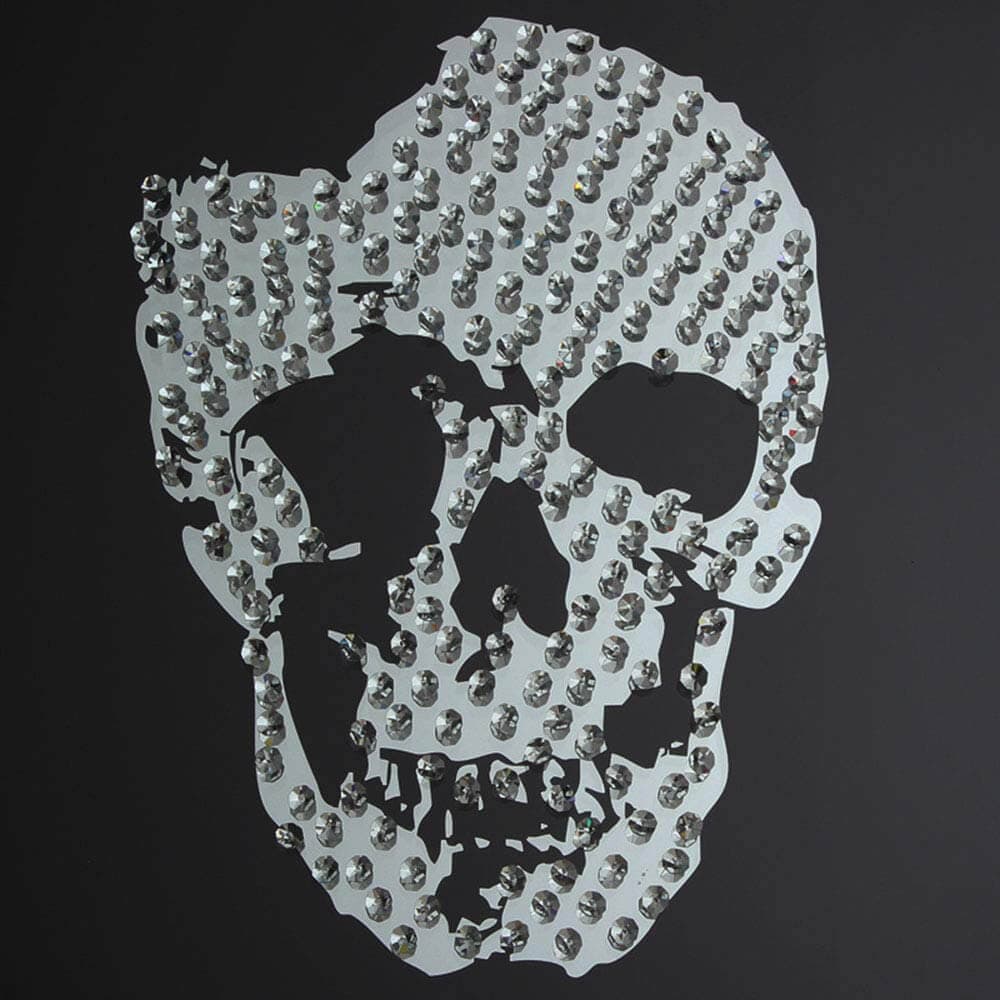 Designer Wandbild Skull – Modernes Kunstwerk für Wohnzimmer - Bild 3