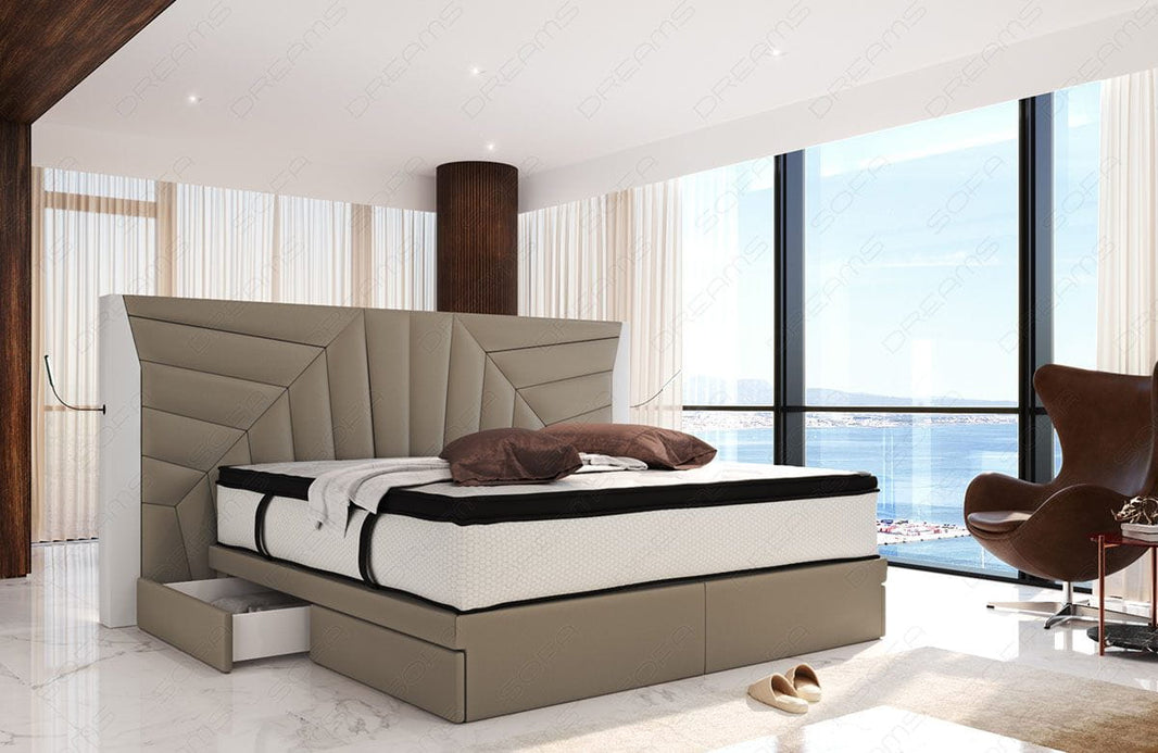Boxspringbett Monaco Stoffbezug