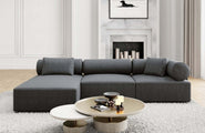 Couch Laguardia L-Form in Stoff