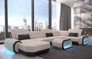 Wohnlandschaft Roma U-Form aus Stoff