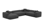 Wohnlandschaft Alcudia XXL U-Form in Stoff