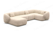 Couchlandschaft Marbella U-Form in Stoff
