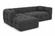 Couch Sevilla L-Form in Stoff