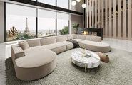 Wohnlandschaft Alegranza U-Form aus Stoff
