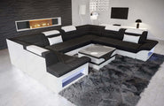 Couchlandschaft Brianza U-Form in Stoff