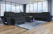 Wohnlandschaft Catania XXL U-Form in Stoff