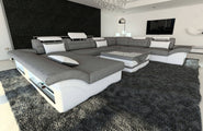 XXL Wohnlandschaft Enzo U-Form in Stoff